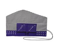 CGRSDSD Sacchetto portaoggetti Vuoto for Ferri da Maglia, uncinetti Impermeabili, Organizer Pieghevole for Utensili da Cucito, Accessori(Empty-Purple Color)