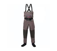CGRSDSD Waders Pesca Trampolieri da pesca a mosca Calza impermeabile traspirante Pantaloni da trampoliere da fiume for uomo e donna(Brown,L)