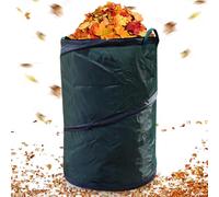 CGTQROVR Borsa da Collezione di Foglie con Manico 18.5x24in 100L Pop-up Pop-up Collector a Foglia Lavabile Lavabile RIUSIBILE 210D Polyester Lawn Garden Borse da Giardino Accessorio da Giardino