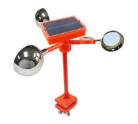 CGTQROVR Deterrente Riflettente 360 ° 360 ° Dispositivi di spavento per Uccelli a Voce Solare con Base deterrente di piccioni Impermeabili da 12 Pollici per tetti da Fattoria per Cortile da giardi