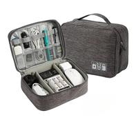 CGUOHU Borsa Organizer Cavi 2 pezzi Custodia for cavi impermeabile Organizzatore elettronico digitale Caricabatterie portatile USB for linea dati Spina da viaggio(Color 3)