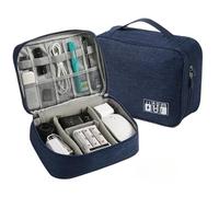 CGUOHU Borsa Organizer Cavi 2 pezzi Custodia for cavi impermeabile Organizzatore elettronico digitale Caricabatterie portatile USB for linea dati Spina da viaggio(Color 3)