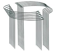 CGUOHU Confezione da 12 picchetti di Supporto for Fiori Giardino for Piante ad Anello semicircolare, for pomodori, for Bordi per Piante Supporti