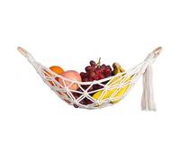 CGUOHU Fruit And Vegetable Hanging Basket Hammock Under Cabinet Storage for Bananas with Hooks for Kitchen Décor Per Riporre I Bagagli