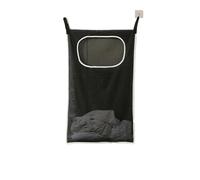 CGUOHU Hanging Laundry Basket Wall Mounted Dirty Clothes Storage Box Household Sundries Bag Per Riporre I Bagagli(Black)