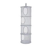 CGUOHU Hanging Mesh Storage Basket Foldable 4Tier Teddy Net Holder Clothe Bag Storing Drying Per Riporre I Bagagli