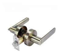 CGUOHU Maniglia a Leva Per Porta Set di serratura universale in lega alluminio con chiave for la camera da letto della famiglia(GREEN PATINA)