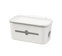 CGUOHU Plastic Storage With Removable Hook Hanging Basket Sundries Box Holder For Dorm Room Bed Per Riporre I Bagagli
