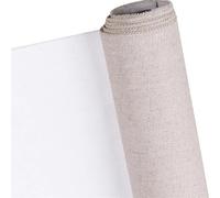 CGUOHU Rotolo di Tela Professional Blank Canvas for Painting Layer Oil Linen Blend Primed Art Supplies for Artist 5M One Roll(5M Long Width 88cm)