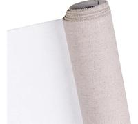 CGUOHU Rotolo di Tela Rotolo di Tela for Pittura in Poliestere con Trama da 80 cm for Esercitazione, Rotolo Vuota for in(10m Long)