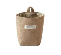 CGUOHU Storage Basket Home Household Cotton And Linen Item Hanging Multifunctional Laundry Baskets Kitchen Garden Per Riporre I Bagagli(SIZE B)