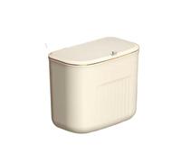 CGUOHU Wall-Mounted Laundry Hamper No-Drill Hanging Dirty Clothes Basket with Lid for Bathroom/Bedroom, Transparent Storage Bin Per Riporre I Bagagli(White S)