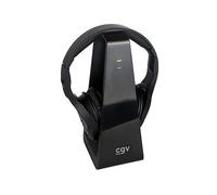 CGV | HEL PRELUDE 2 cuffie TV-HiFi wireless (over-ear trasmissione audio digitale (2,4 GHz) con stazione di ricarica, 30 m di portata) Nero