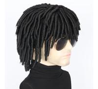 CGVG Dreadlocks Parrucca da uomo con riccioli di rasta Rasta Reggae Hippie Capelli JGA Costume da uomo per Carnevale Halloween Carnevale Festa a tema (P2402-2)