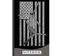 CH-47 Chinook Military Helicopter Vintage Flag Pilot Notebook