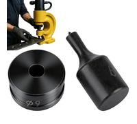 CH-70 Hydraulic Knockout Punch Set, Durable Hydraulic Hole Punch for Metal, Steel, Copper, Aluminum, Sheet Metal (Home 8-Piece Set)