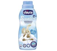 Chicco Sensitive Ammorbidente Concentrato 750ml, Ipoallergenico Cuore di Talco 0+ Mesi, Freschezza Intensa e Morbidezza Duratura, Senza Coloranti