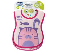 Chicco Bavaglini Pappa 6+ Mesi Colore Pink 1 pz Altro