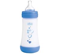 Chicco Biberon Neonato Perfect 5 Azzurro Medio 240 ml 2Mesi+