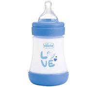 Chicco Biberon Neonato Perfect 5 Biberon Azzurro Flusso Lento 150 Ml 0mesi+