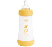 Chicco Perfect 5 - Biberon 2M+ Giallo Flusso Medio Capacità 240ml, 1 Pezzo