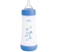 Chicco Perfect 5 - Biberon 4M+ Flusso Veloce Capacità 300ml Azzurro