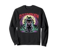 Ch Ch Ch Meow Gatto Film Horror Halloween Felpa