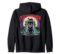 Ch Ch Ch Meow Gatto Film Horror Halloween Felpa con Cappuccio