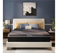 CH CHARME HOUSE Materasso King in bambù e carbone in memory foam, 30,5 cm, materasso in gel liquido per dormire fresco e alleviare la pressione, letto in una scatola, prodotto negli Stati Uniti