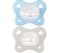 Chicco dual soft succhietto azzurro 2-6 mesi 2 pezzi