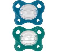 Chicco dual soft succhietto azzurro 16-36 mesi 2 pezzi