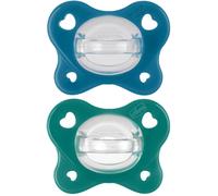 Chicco dual soft succhietto azzurro 16-36 mesi 2 pezzi