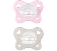 Chicco dual soft succhietto rosa 2-6 mesi 2 pezzi