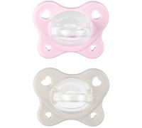 Chicco dual soft succhietto rosa 2-6 mesi 2 pezzi