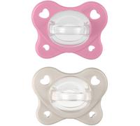 Chicco dual soft succhietto rosa 6-16 mesi 2 pezzi