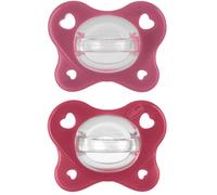 Chicco dual soft succhietto rosa 16-36 mesi 2 pezzi