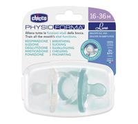 Chicco PhysioForma - Soft Luxe 16-36M Succhietto in Silicone Bimbo, 2 pezzi