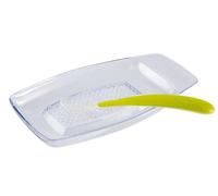 Chicco Grattugino e cucchiaio per frutta e verdura in silicone 6+ mesi