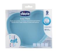 Chicco Piatto Cuore Boy con ventosa in silicone Blu 9m+