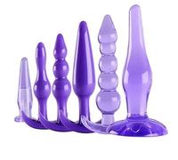 Ch-Set Di 6 Bastoncini per Vertebre in Silicone Viola Trasparente ân-â&lṤ Do&nna Pl-ú&g An&à-lé b-Û&tt pl-Û&g A-m&ǎl pḼ-Û&gs