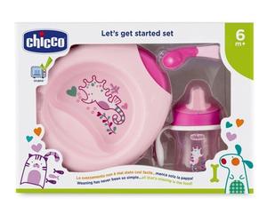 CH SET PAPPA 6M+ ROSA C/CUCCH