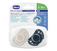 Chicco - succhietto air blu 6-16m 2pz-silicone