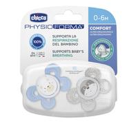Chicco Succhietto Physio Comfort Silicone Boy ml0 - 6 mesi 2 Pezzi