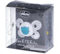 CHICCO BLACK & WHITE SUCCHIETTO 0/6 MESI ANATOMICO (ROSA)