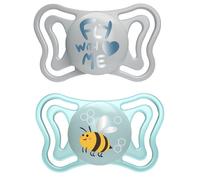 Chicco Succhietto Light Silicone Azzurro 2-6 mesi 2 pezzi