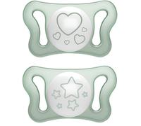 Chicco CHICCO SUCCHIETTO MICRO LUMI SILICONE 0-2M 2 PEZZI