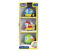 CHICCO Rolling Wheels, pattuglia di Auto per Bambini, Veicoli di Polizia Polica Turbo Ball City Patrol, 3 Mini Ruote, Rotolano Come Palline, Multicolore,...