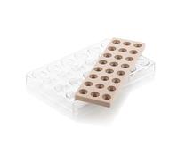 CH013 - KIT SEMISFERA 01 - TRITAN MOULD + SILICONE MOULD N. 24 Ø31 H 16