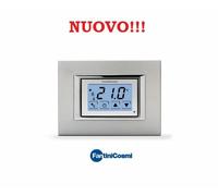 CH121TS TERMOSTATO TOUCHSCREEN AMBIENTE GIORNALIERO INCASSO A BATTERIE - FANTINI