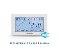 CH180 WIFI CRONOTERMOSTATO TOUCHSCREEN SETTIMANALE DA PARETE BIANCO 230V FANTINI